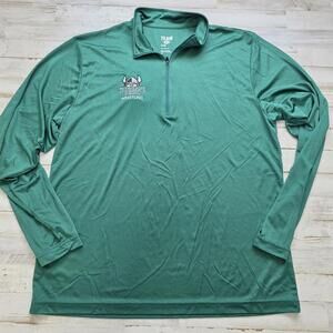 Cleveland State Vikings WRESTLING 1/4 Zip Pullover Green Lightweight Jacket LG